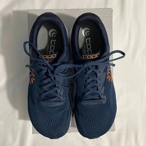 Topo Men's Navy/Orange Atmos 2 Road Running Shoes Size 10